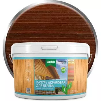 Защитно-красящая акриловая лазурь для дерева Farbitex 4300007739