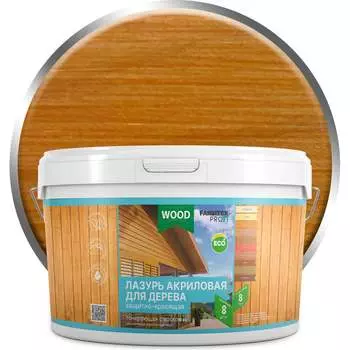 Защитно-красящая акриловая лазурь для дерева Farbitex 4300007747