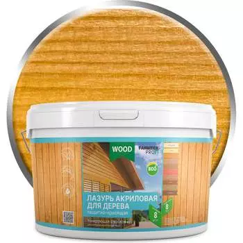 Защитно-красящая акриловая лазурь для дерева Farbitex 4300007751