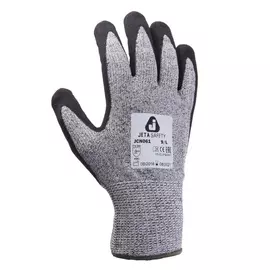 Защитные перчатки от порезов jeta safety 5 класс, серый/черный, jcn061-10/xl