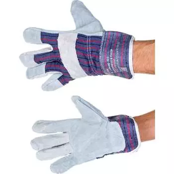 Защитные спилковые комбинированные перчатки DINFIX