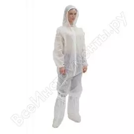 Защитный комбинезон argent ки max2, цвет белый, размер 52-54 00-00002243