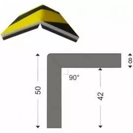 Защитный сигнальный профиль П-МАТ E8/1/100/42AMR