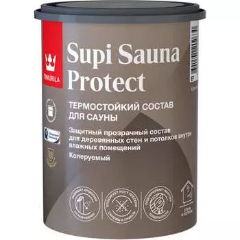 Защитный состав для саун Tikkurila supi sauna protect 700014050