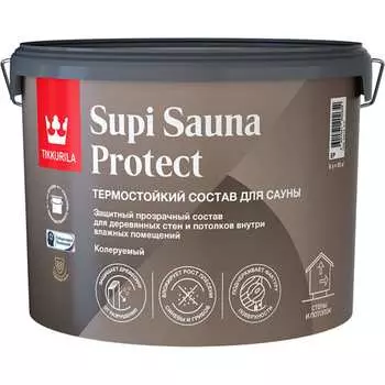 Защитный состав для саун Tikkurila supi sauna protect 700014052