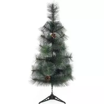 Заснеженная новогодняя искусственная напольная елка URM