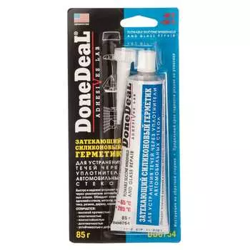Затекающий силиконовый герметик для ремонта стекол Done Deal DD6754