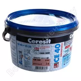 Затирка Церезит №34 Aquastatic СЕ 40 1956554