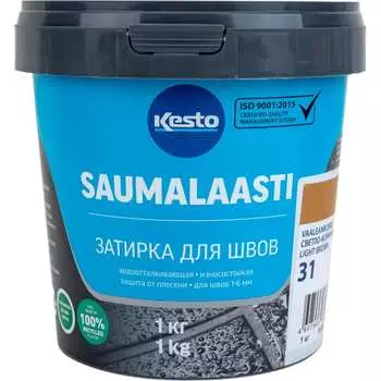 Затирка Kesto Saumalaasti 31, 1 кг, светло-коричневый 80913