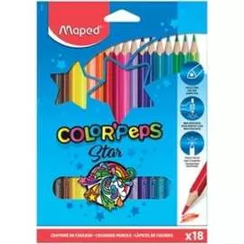 Заточенные цветные карандаши Maped