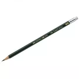 Заточенный чернографитный карандаш Faber-Castell