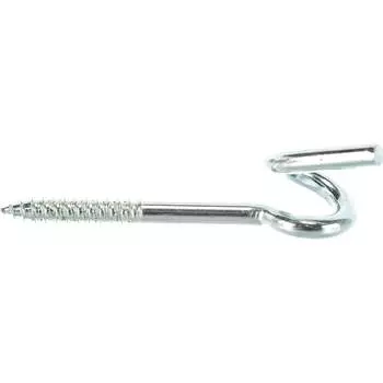 Завитой оцинкованный крюк-шуруп ЕВРОПАРТНЕР d6,2х80 мм 2 шт. 13 3013 2