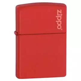 Зажигалка Zippo Red Matte Logo 233ZL