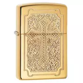 Зажигалка zippo armor с покрытием high polish brass 29436
