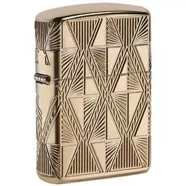 Зажигалка zippo armor с покрытием high polish gold plate 29671