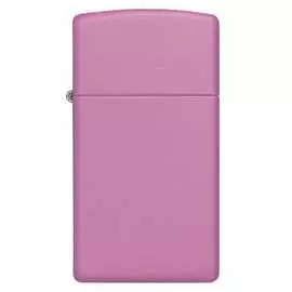 Зажигалка zippo slim, с покрытием pink matte, 30x10x55 мм, 1638
