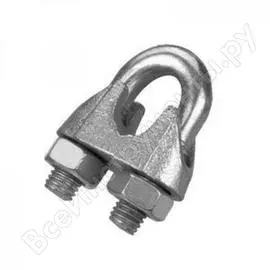 Зажим троса госкреп din 9074 d3 мм, нержавеющая сталь, 1 шт. кн.080440