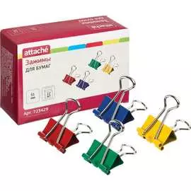 Зажимы для бумаг Attache 723429