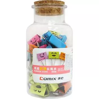 Зажимы для бумаг COMIX B3697