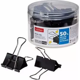 Зажимы для бумаг Hatber ENERGY SAVE 059121