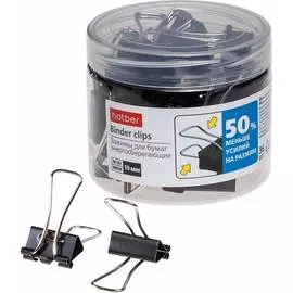 Зажимы для бумаг Hatber ENERGY SAVE 059126