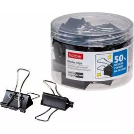 Зажимы для бумаг Hatber ENERGY SAVE 059124