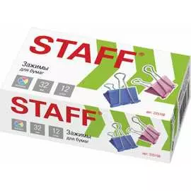 Зажимы для бумаг Staff Profit 225158
