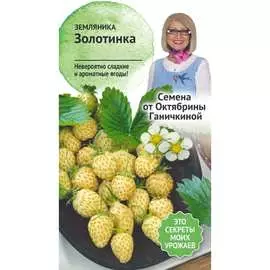 Земляника семена ОКТЯБРИНА ГАНИЧКИНА Золотинка 120143
