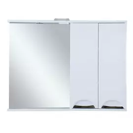 Зеркальный шкаф misty куба-105 правый п-куб-01105-011п