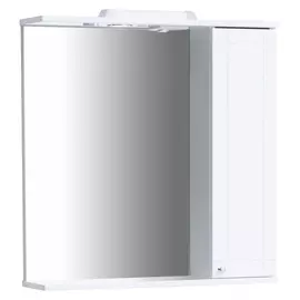 Зеркальный шкаф sanstar лира 70, 1 дверь, белый 50.1-2.5.1.