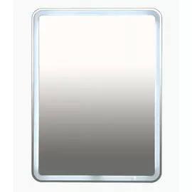 Зеркало misty 3 неон led 600х800 клавишный выключатель с круглыми углами п-нео060080-3прквку