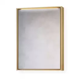 Зеркало raval-шкаф frame 60 дуб сонома с подсветкой, розеткой fra.03.60/w-ds