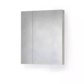 Зеркало raval-шкаф quadro-fest 60 белое qua.03.60/w