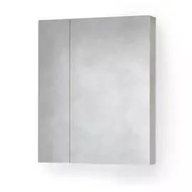 Зеркало raval-шкаф quadro-fest 75 белое qua.03.75/w