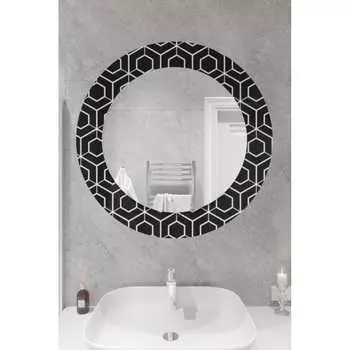 Зеркало SANTREK HOME (фотопечать) "Сицилия" 700x700мм (круг) 313067