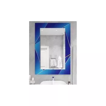 Зеркало SANTREK HOME (фотопечать) "Лазурит" 550x800мм (прямоугольное) 313065