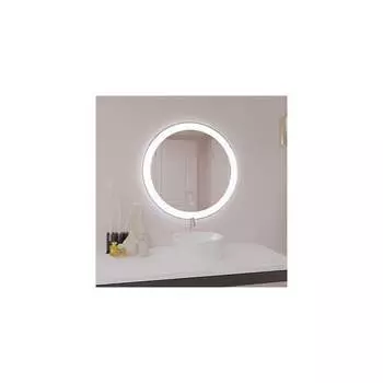 Зеркало SANTREK HOME с LED подсветкой "ФИЕСТА премиум" 800x800мм (круг) 79483