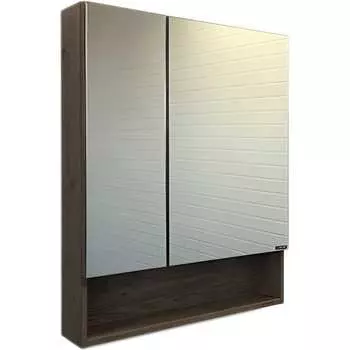 Зеркало-шкаф Comforty Никосия-60 дуб темный 00-00008850