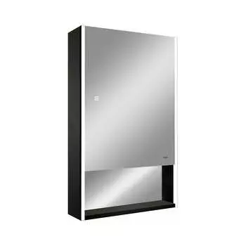 Зеркало-шкаф Reflection Box black led 500x800 RF2419BL