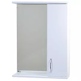 Зеркало со шкафчиком emmy эко 55 без подсветки, правое 210096