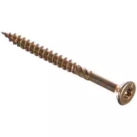 Желтопассиварованный шуруп для дерева ЕВРОПАРТНЕР 6,0х80 (5 шт.) 0033 7