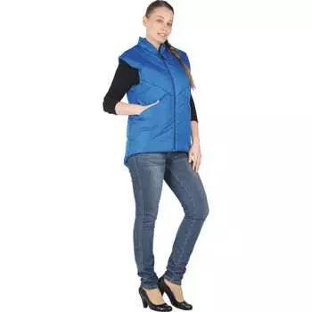 Женский утепленный жилет гк спецобъединение аквамарин василёк, р. 80-84 жил 616/ 80