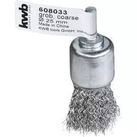 Жесткая чашечная кордщетка для дрели KWB
