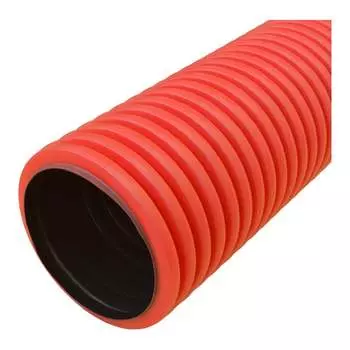 Жесткая гофрированная двустенная труба ПНД Промрукав PR15.0071