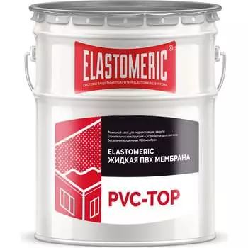 Жидкая пвх-мембрана Elastomeric Systems Elastomeric pvc-top Systems финиш 20 кг, белая 201001