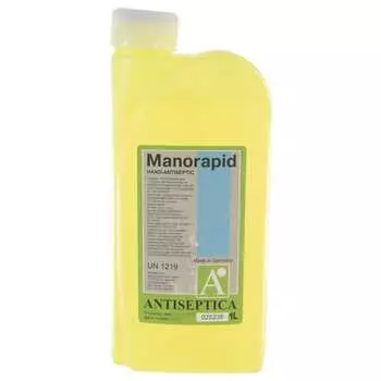 Жидкое дезинфицирующее средство для рук Manorapid Synergy