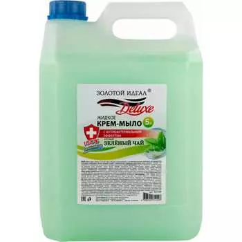 Жидкое крем-мыло Золотой идеал DELUXE Зеленый чай 607499