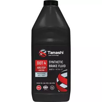 Жидкость тормозная Tamashi DOT4 ABS/ESP FMVSS 116, SAE J1703, SAEJ1704 BFT10