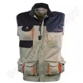 Жилет kapriol kavir цвет бежевый с синими вставками р. xxl 31503