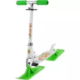 Зимний самокат-снегокат GRAFFITI